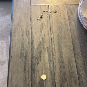Kate Spade Gold J Initial Pendant Necklace